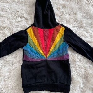 Kids Aviator Nation Sunburst full zip hoodie